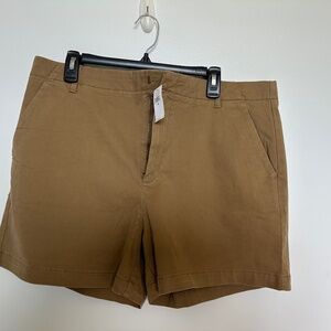 Banana Republic Flat-Front Chino Short Brand new (Khaki)